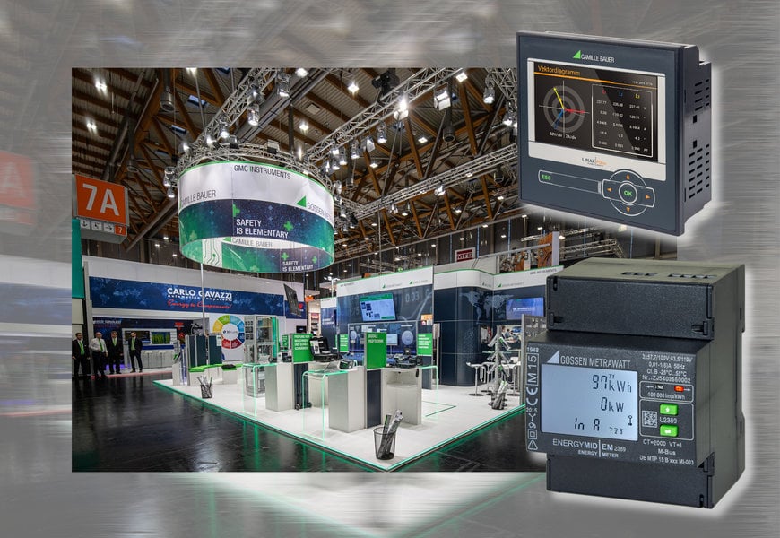 Produktinnovationen von Gossen Metrawatt und Camille Bauer auf SPS 2022